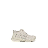Balenciaga Beige Calf Leather Bos Taurus Athletic Sneakers